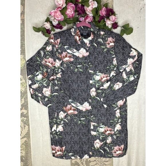 Madison Ave Dennis Basso Jacket SZ 16 Woven Brocade Snap Floral Bird CottageCore - Picture 1 of 11